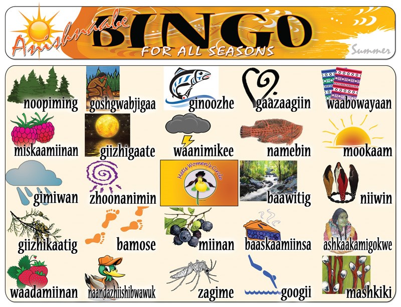 Anishinaabe Bingo