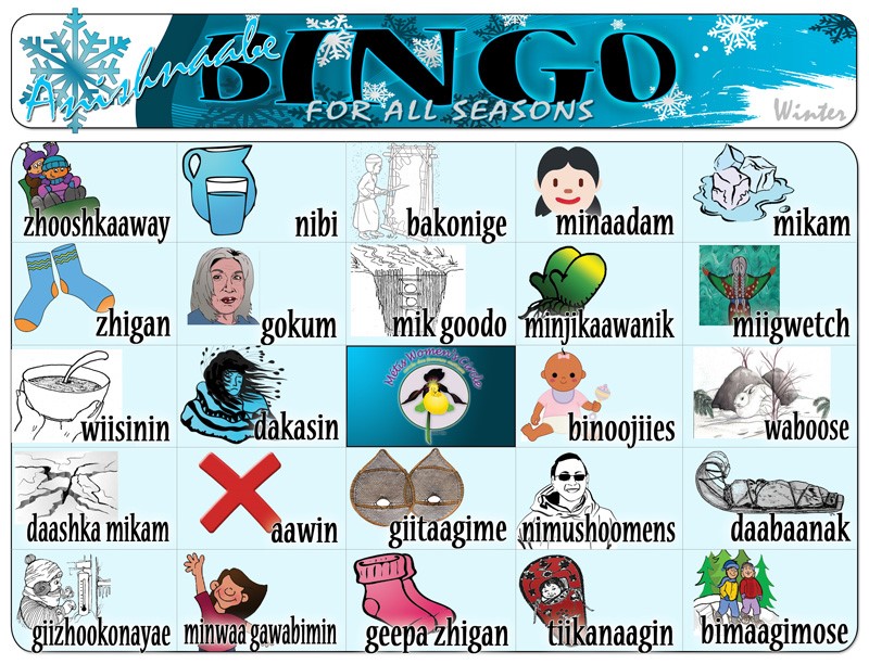 Anishinaabe Bingo