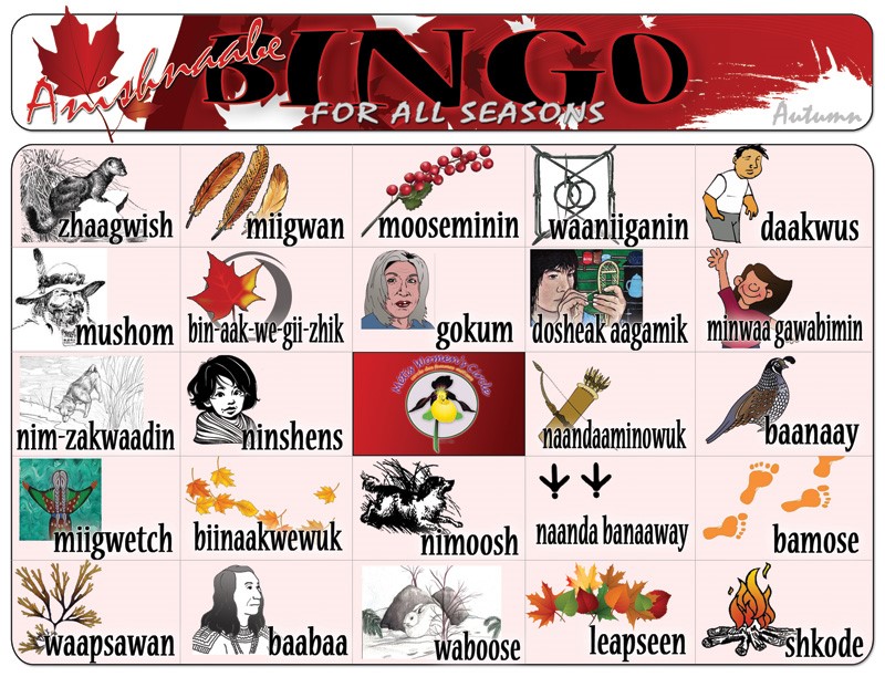 Anishinaabe Bingo